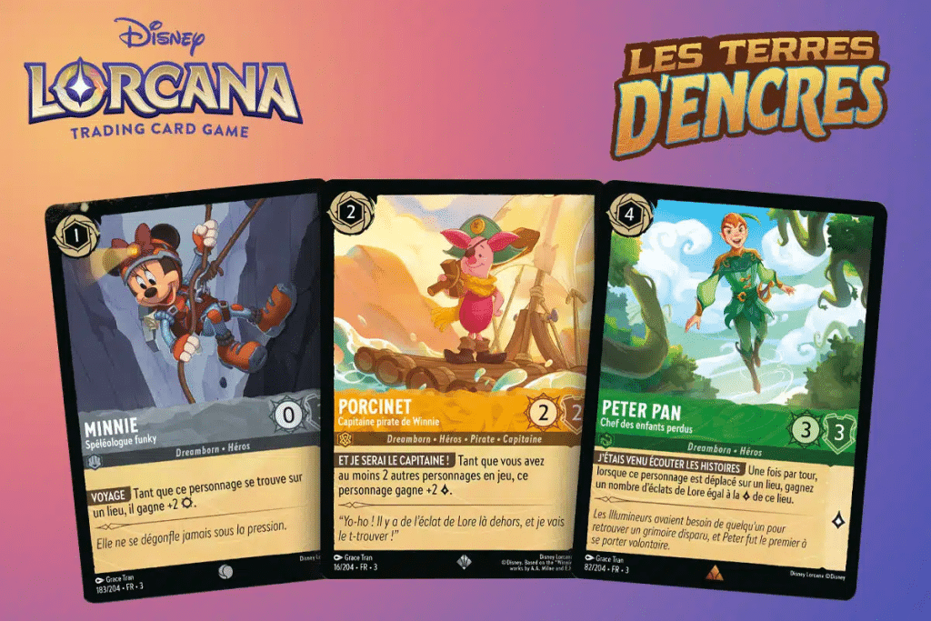 Premiers visuel des cartes disney lorcana